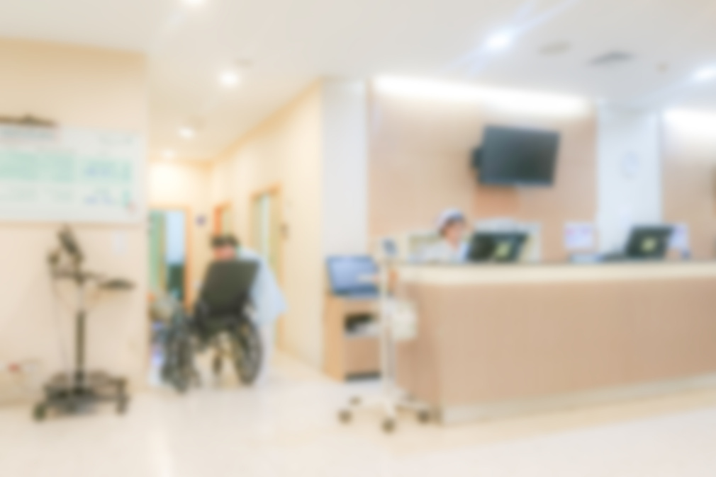 Abstract blur of medical clinic